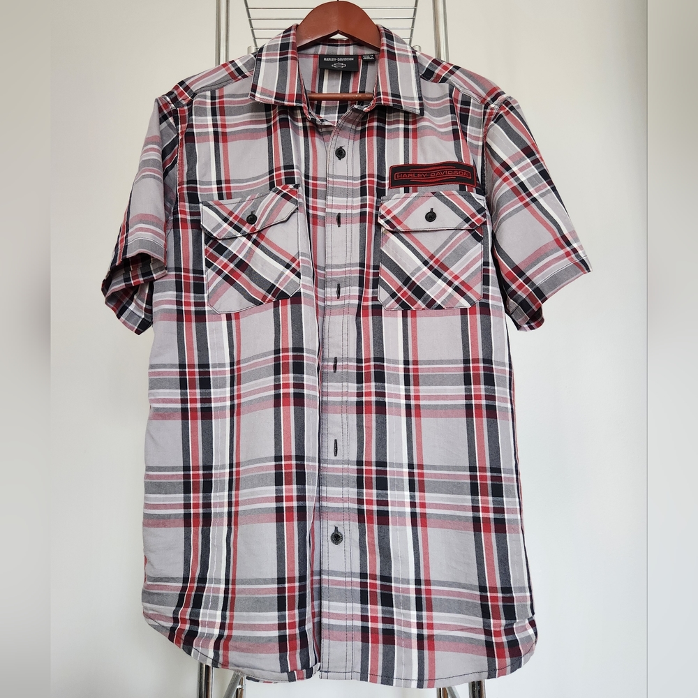 Genuine H-D Men's S/S Button Down Shirt